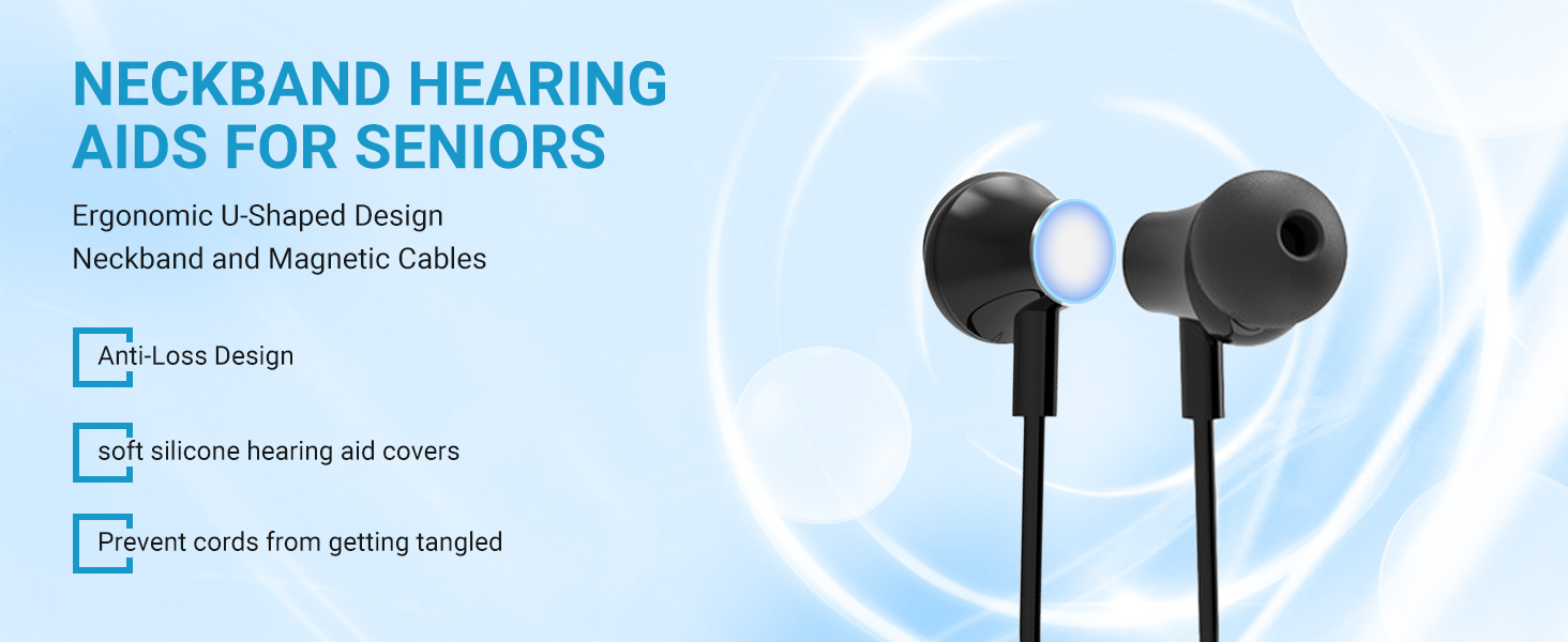 NECKBAND HEARING AIDS FOR SENIORS