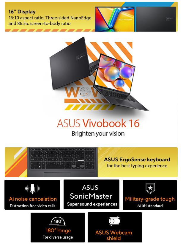 ASUS VivoBook 16 Notebook