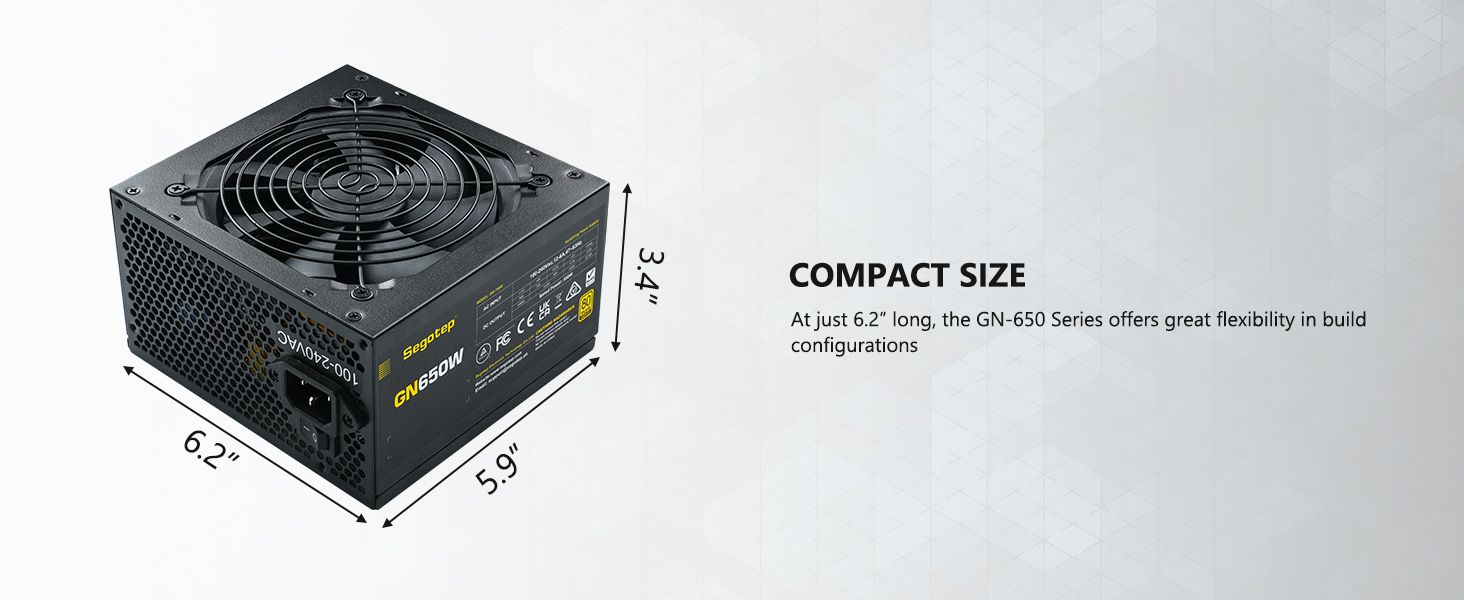 SEGOTEP AN650W 80+ Plus White (650W) Non Modular ATX Power Supply Desktop PSU | Malaysia