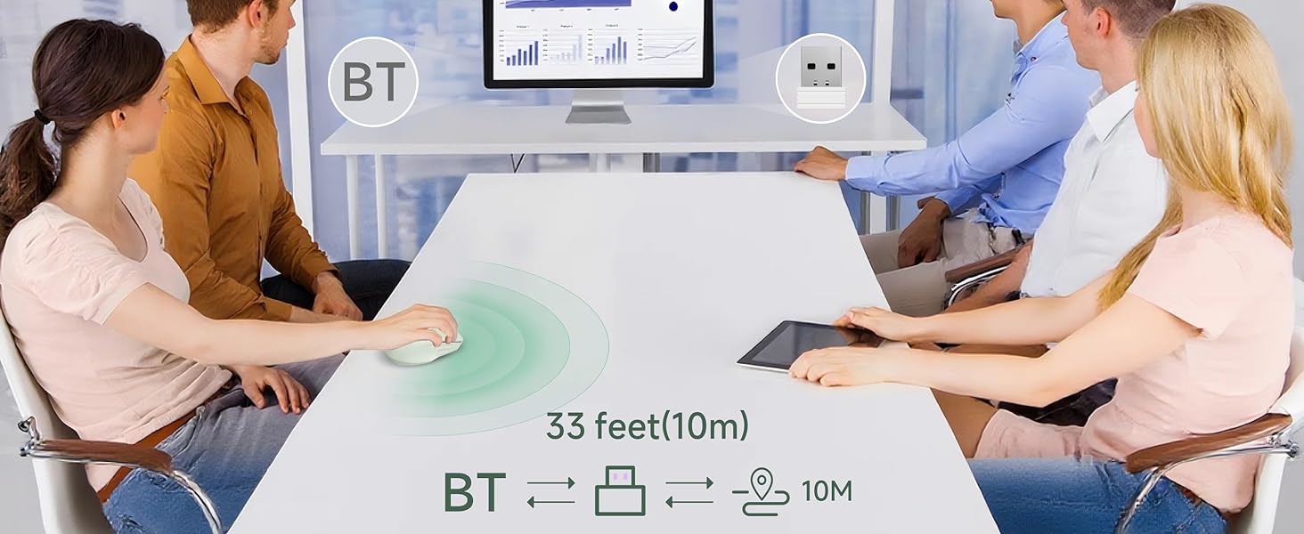 Silent Click Design  Unique colour Smart Display - shows battery & DPI