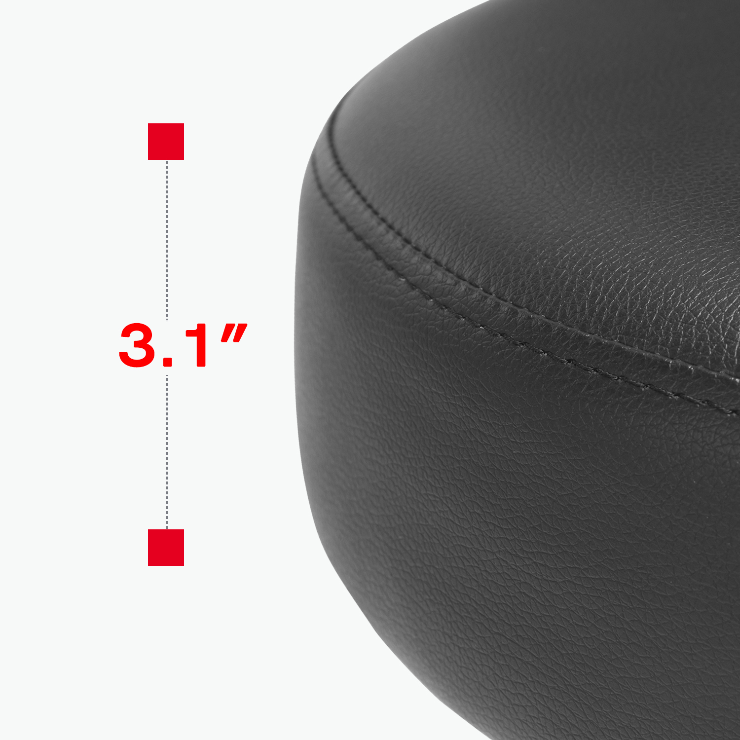 Round Rolling Stool Swivel with Wheels Adjustable Height