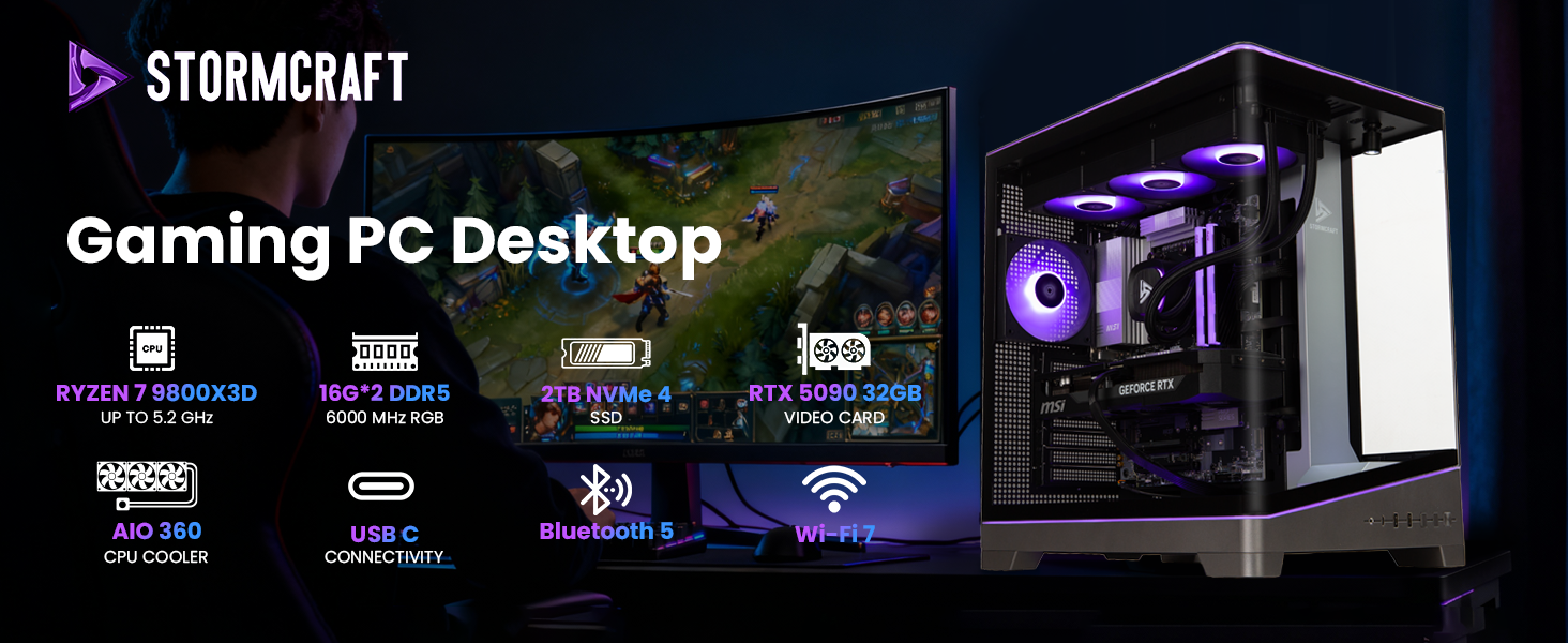  STORMCRAFT VALKYRIE VA980XDCC Gaming PC