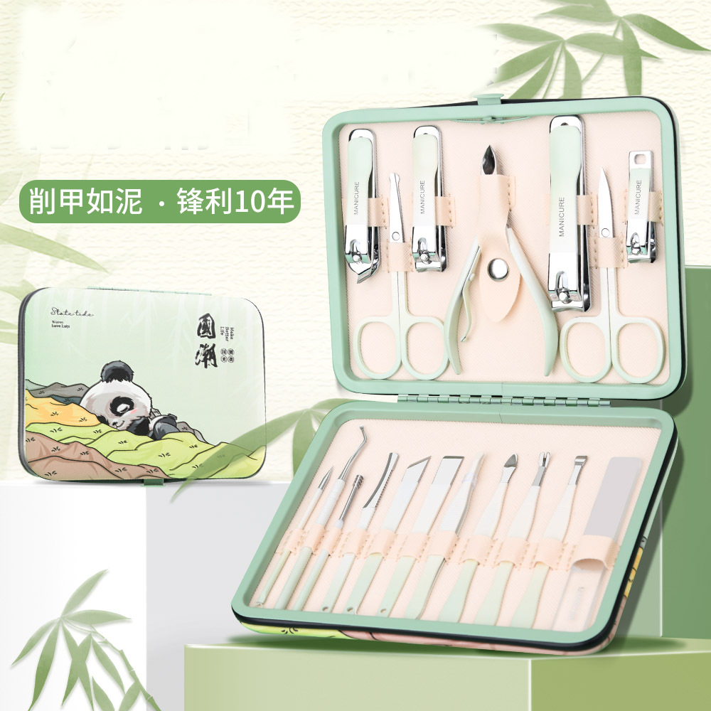 10/18pcs Nail Manicure Feet Pedicure Set