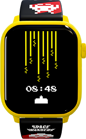 Space Invaders Retro Gaming Smart Watch