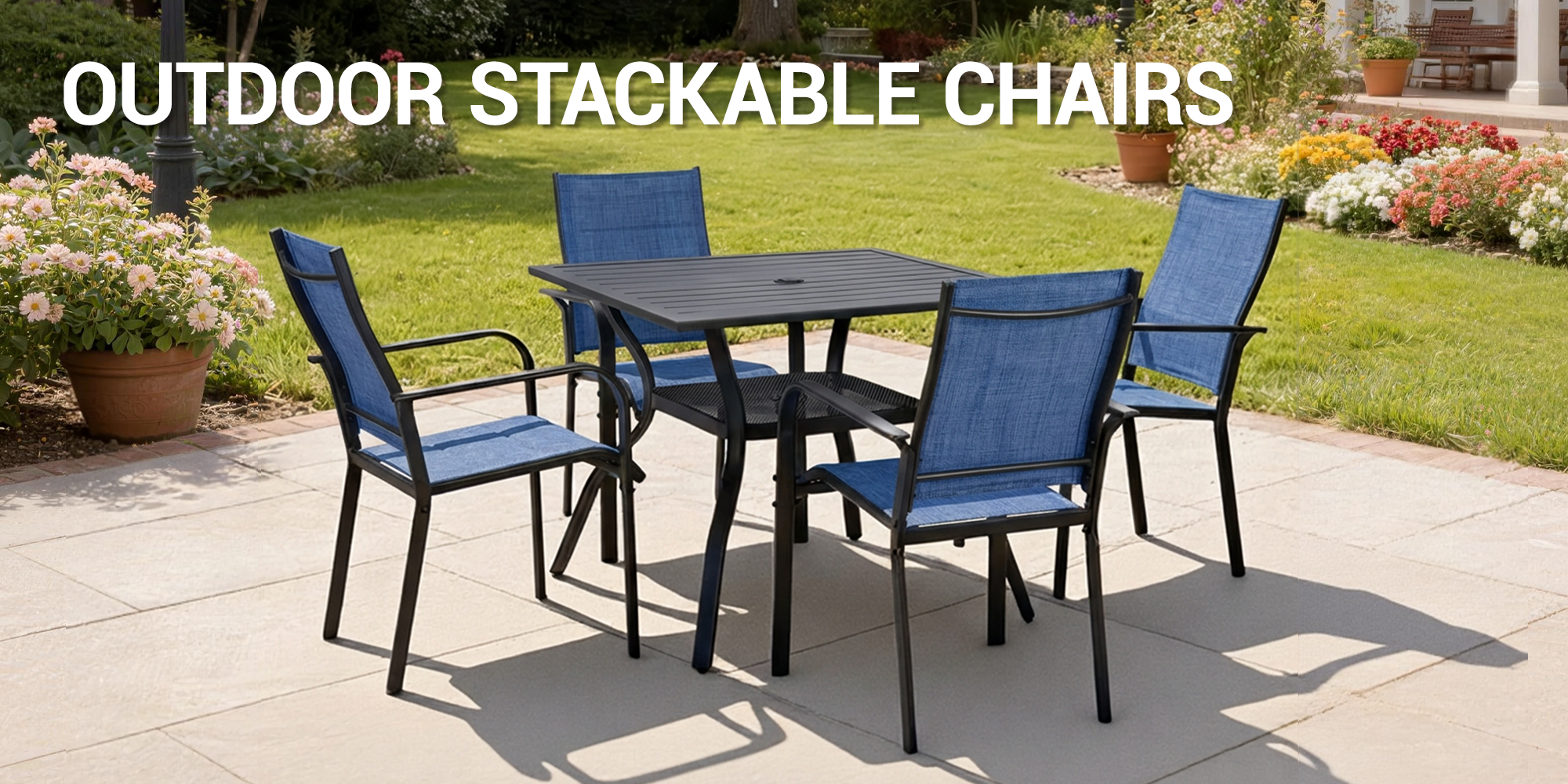 outdoor stackable chairs