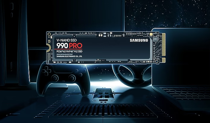 SAMSUNG PCIe 4.0 NVMe™ M.2 SSD 990 PRO