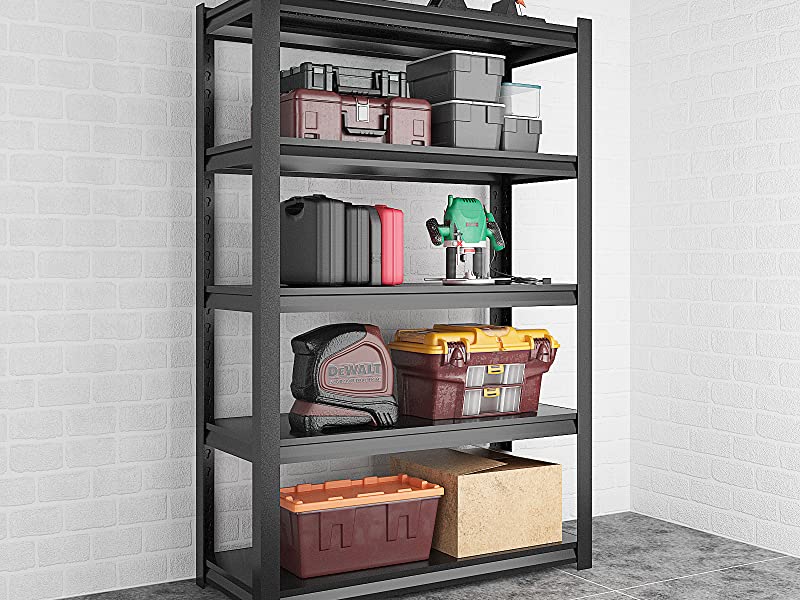 thumbnail image 2 of 3-Tier Adjustable Wire Shelving Unit – Heavy Duty, 66lb Capacity Per Shelf, Silver 2 of 3