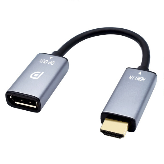 HDMI to DisplayPort Adapter 4K@60Hz [Braided, High Speed] HDMI Male to DP  Female