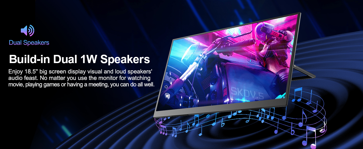 18.5 portable monitor 1080P portable monitor portable monitor 1080P 18.5