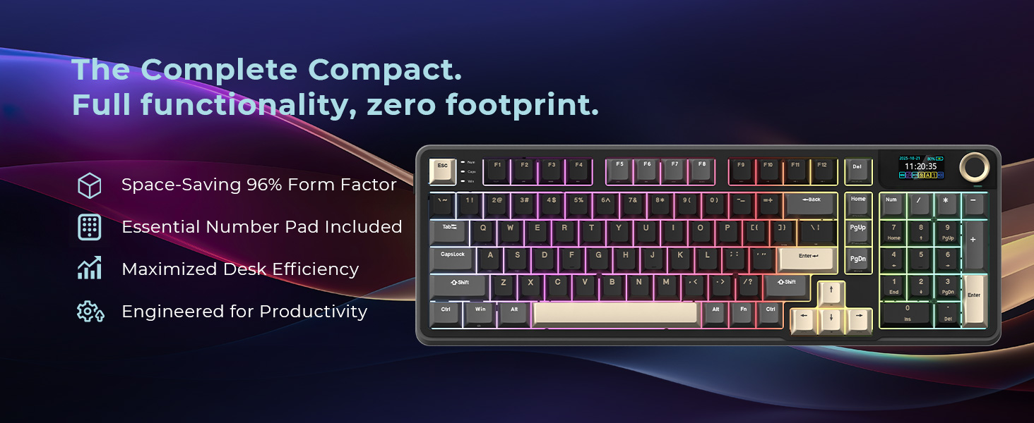 Rosewill Neon 96% Wireless Mechanical Keyboard