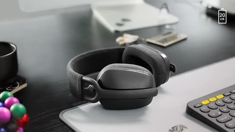 Logitech Zone Vibe Wireless Headset - Microsoft Teams Certification Native Bluetooth headphones