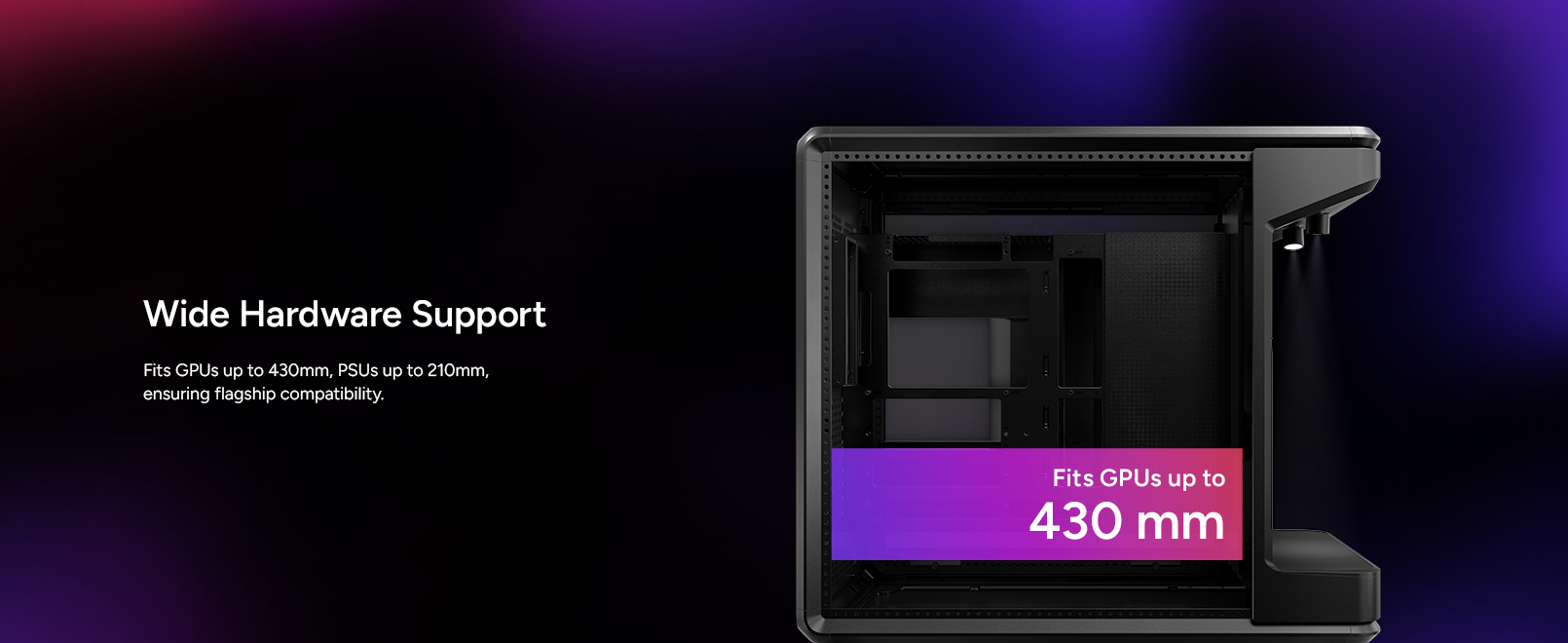 Cooler Master MasterFrame 360 Stage Mirror ATX Mid-Tower PC Case