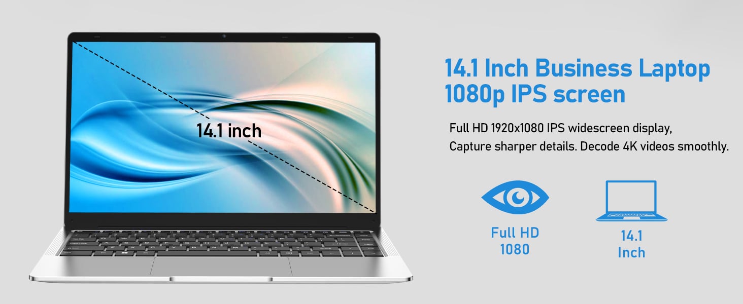  Customer reviews: 15.6 inch Laptop, IPS Display, 64-bit  Quad-core celeron_j4115 Processor, 8GB RAM, 256GB SSD, scalable 1TB SSD  Solid State Drive, 10000mAh high Battery Life, Windows 10 Pro