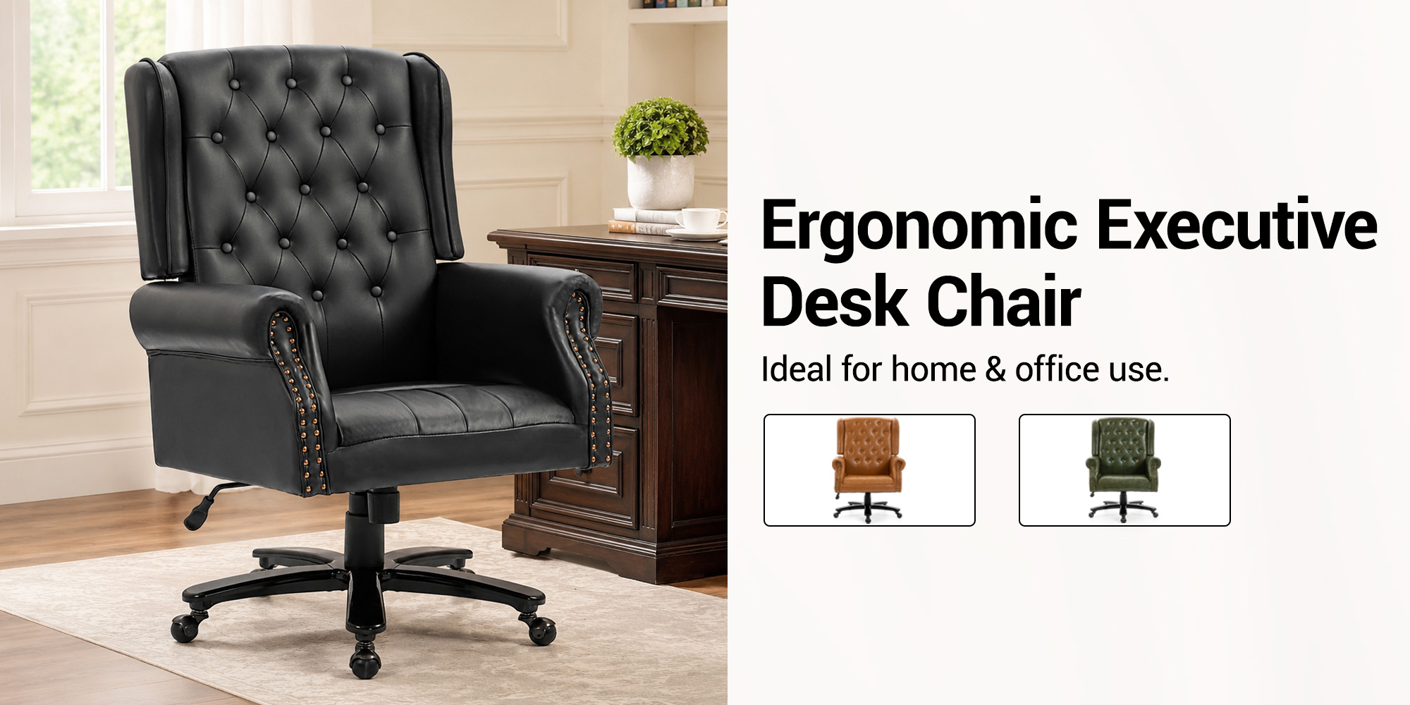 Ergonomic Executive Desk Chair