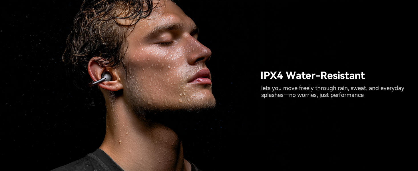 Clip-On Earbuds, Wireless Open Ear Earbuds Headphones with Auto L-R Recognition, Omni Tap Control, I