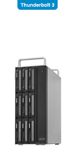 thumbnail image 2 of TerraMaster D8 Thunderbolt 3 Professional 8-Bay RAID Enclosure 2 of 10