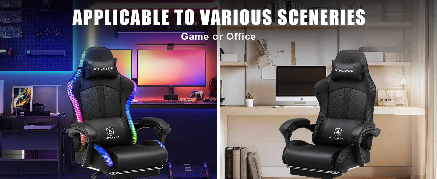 RGB Gaming Chair with Speakers