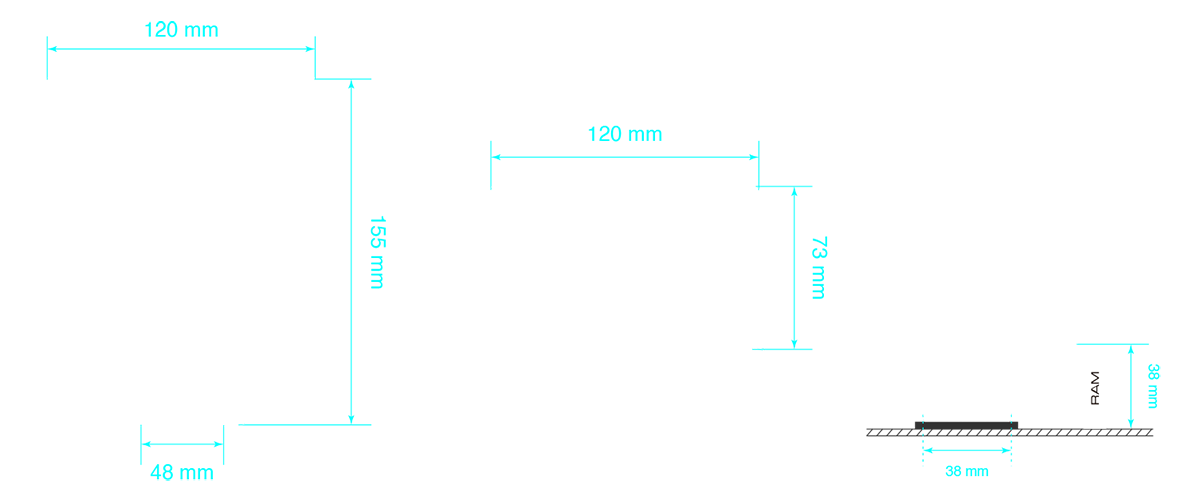 Gamdias BOREAS M2-510WH 120mm Hydraulic CPU Air Cooler