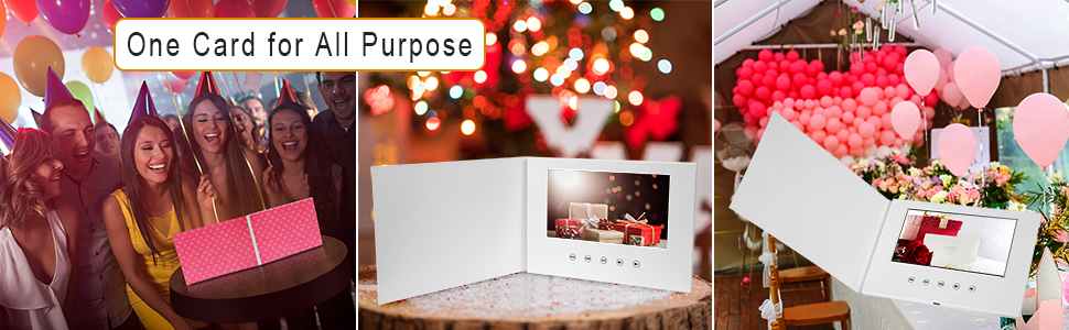 greeting card with display