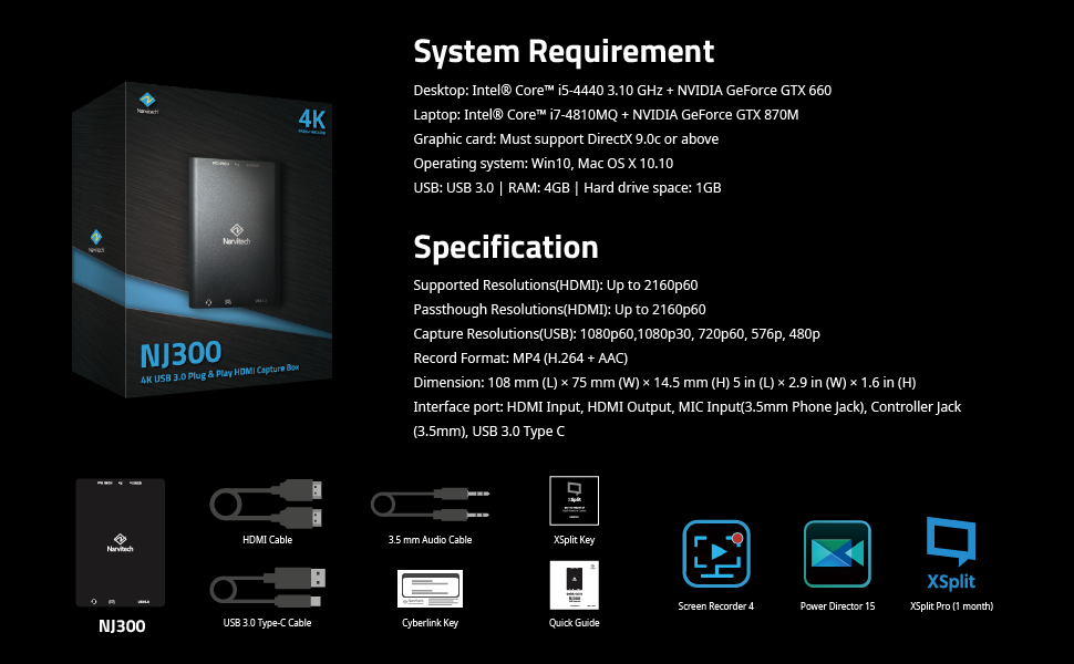 4K Capture Perfection Seamless Content Creation Immersive Streaming Experience