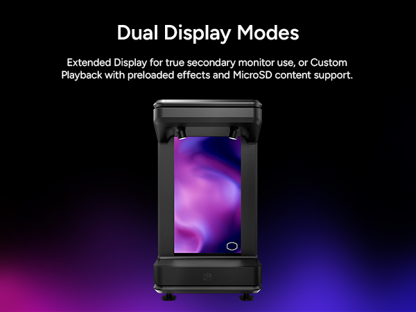  Cooler Master MasterFrame 360 Stage LCD ATX Mid-Tower PC Case