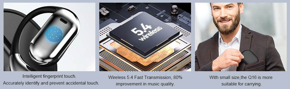 True Wireless Earbuds for AI Translation Real Time, Bluetooth 5.4 Headphones 3-in-1 Translator Earbu