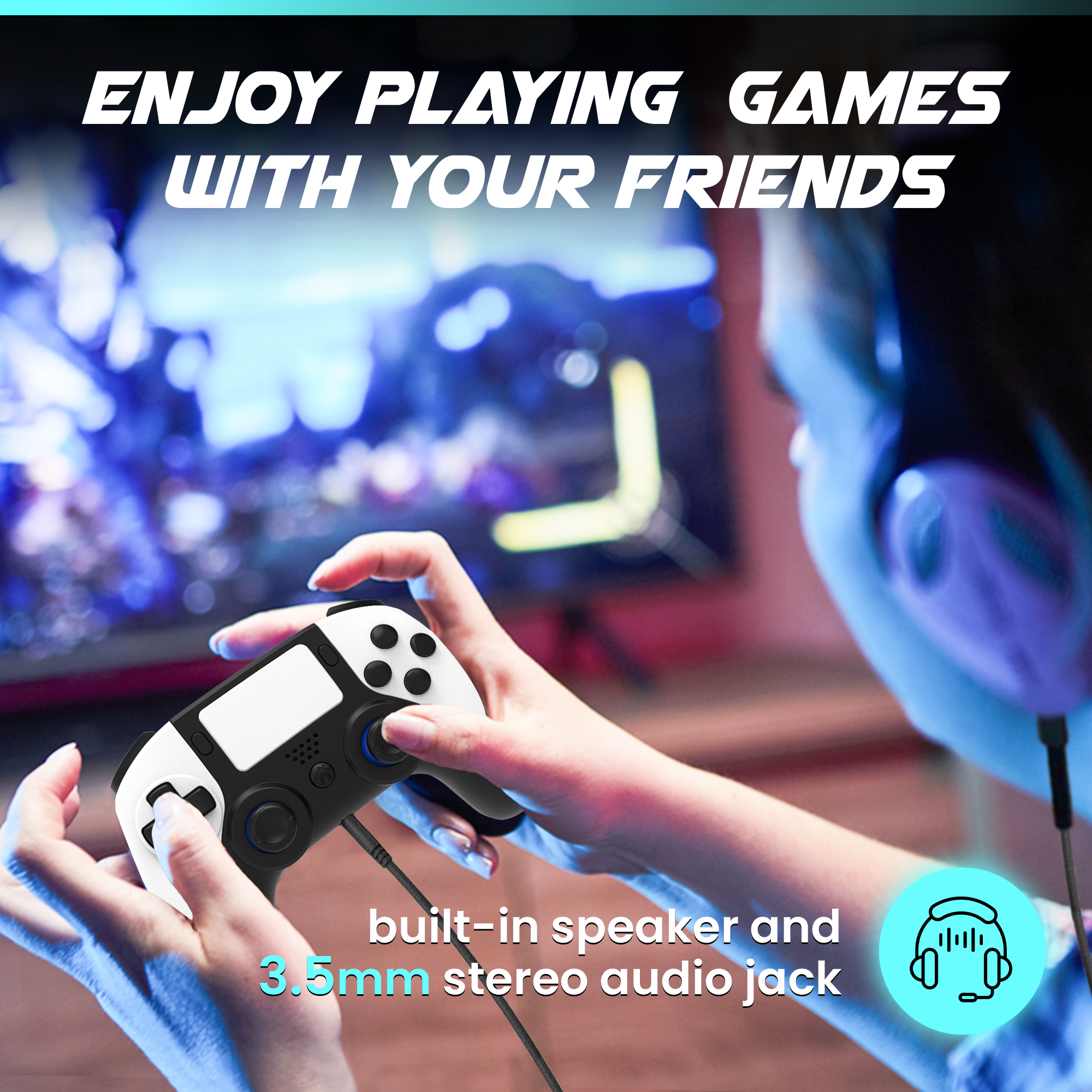 Built-In Speaker &amp; 3.5mm Headphone