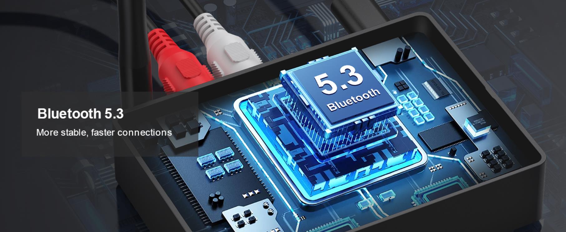 It needs to be pluged in. It doesn't include the adapter.