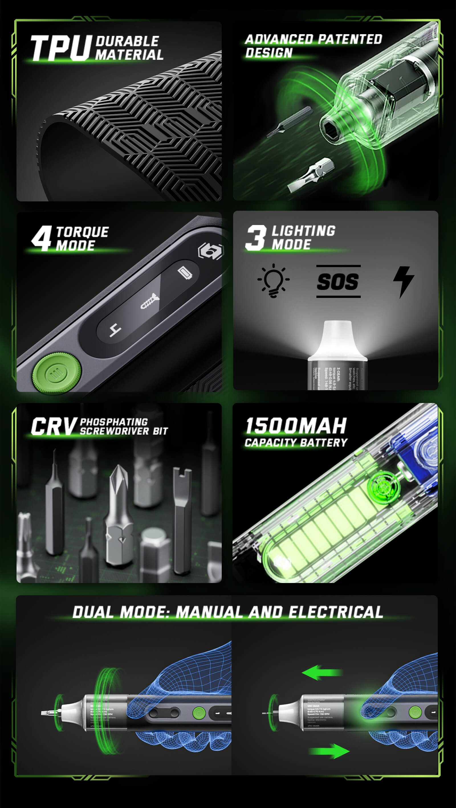 Hanboost 35-in-1 Electric Screwdriver Set