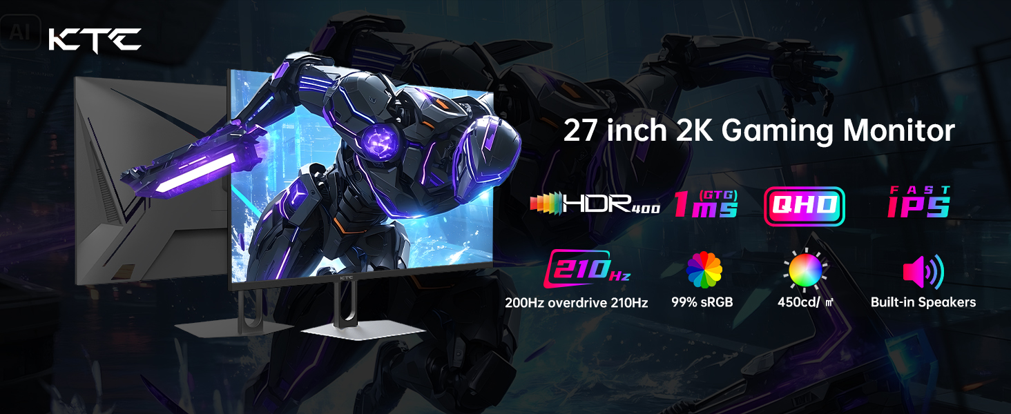 27 inch 2K Gaming Monitor
