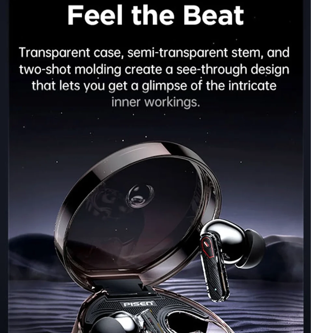 PISEN BHD-TW11 C1 ANC Noise Cancelling TWS Bluetooth Earphones
