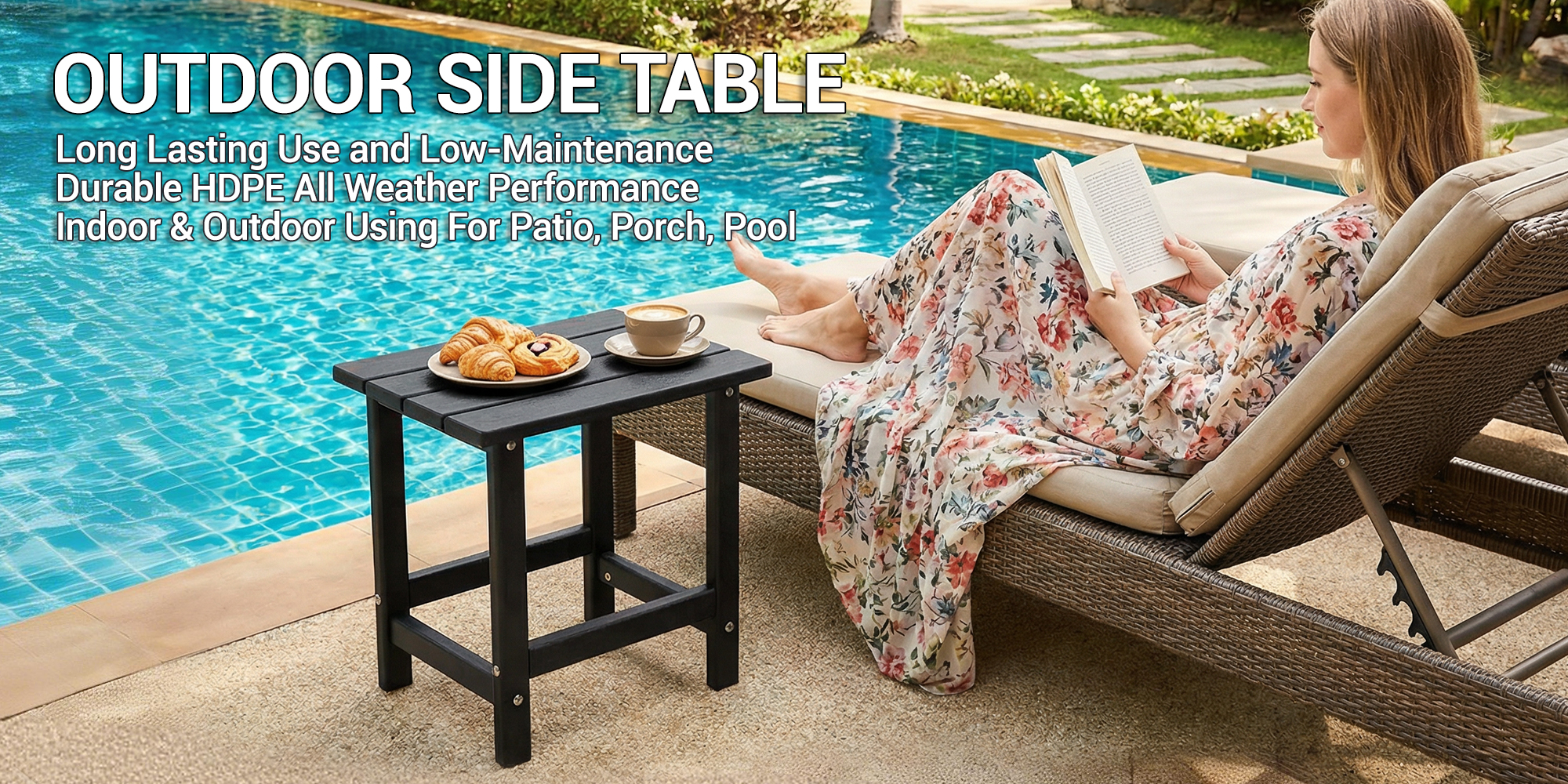 OUTDOOR SIDE TABLE