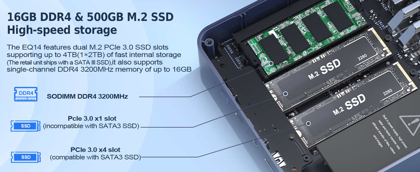 SSD and DDR4