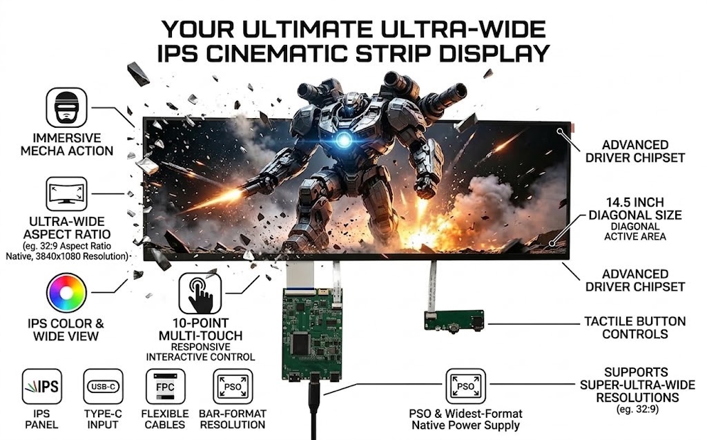 14.5  inch LCD