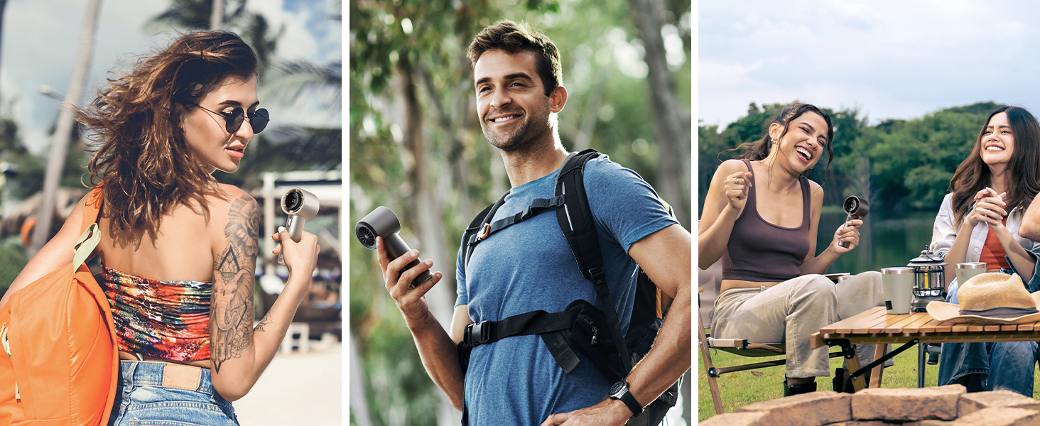 Portable Fan Outdoor Use Summer Cooling Personal Mini Fan