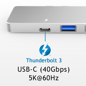 Fast Thunderbolt 3 USB-C Connection