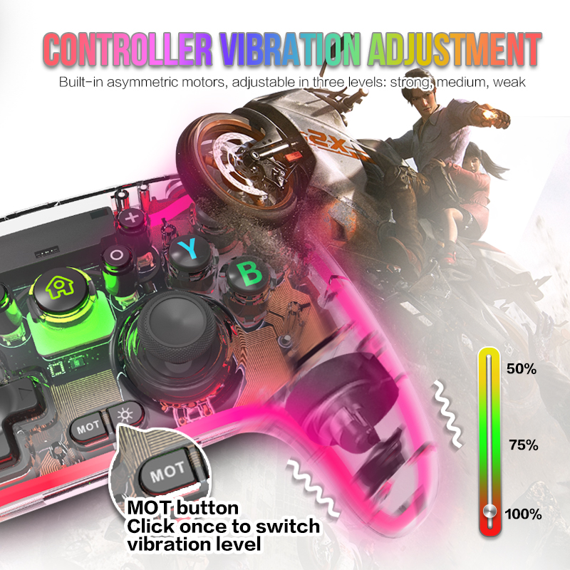 CONTROLLER VIBRATION ADJUSTMENT