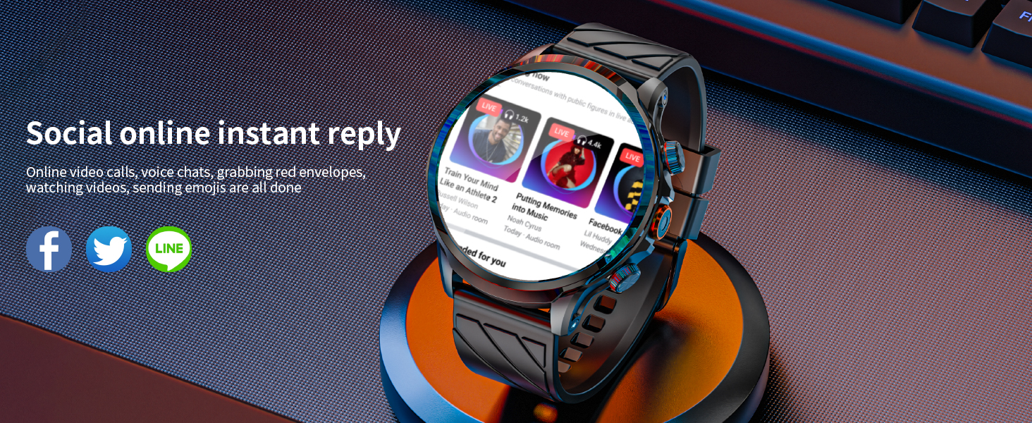 4G Unlocked Smart Watch