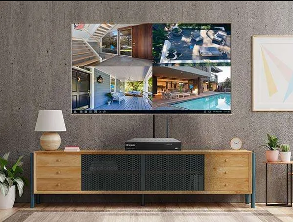 4k wireless security camera system with HDMI