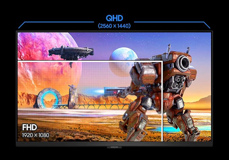 SAMSUNG Odyssey G6 G60F QHD Resolution Gaming Monitor