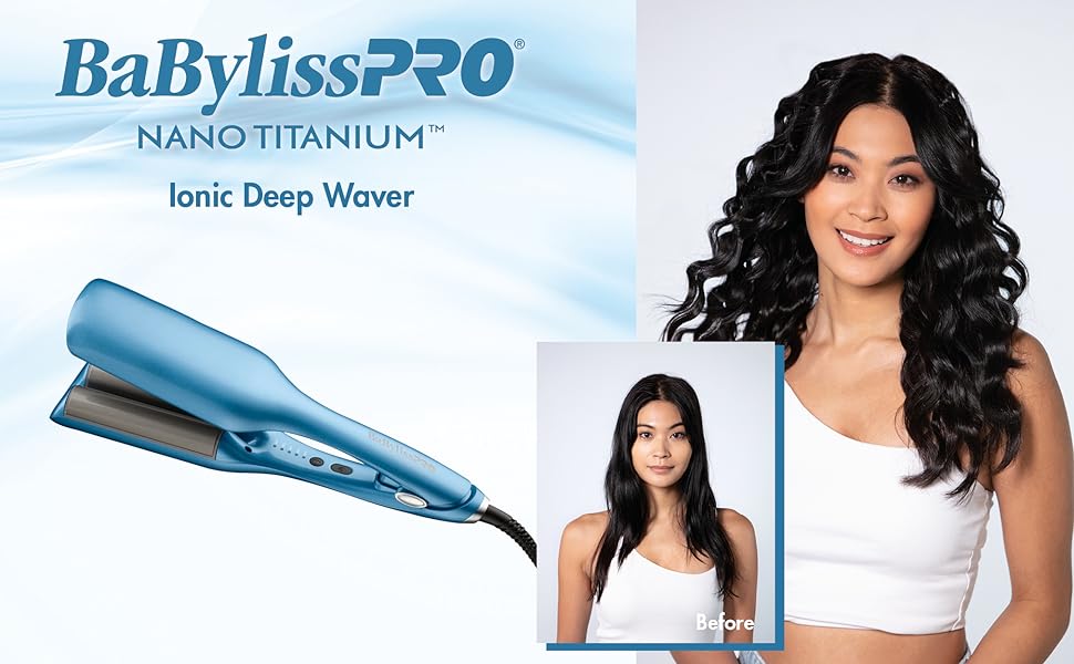 BaBylissPRO Nano Titanium™ Ionic Deep Waver