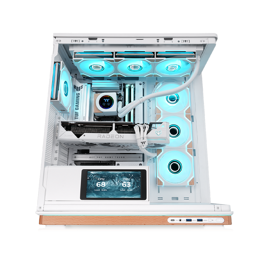 Thermaltake Stage 500 TG ARGB Mid Tower Chassis - Snow