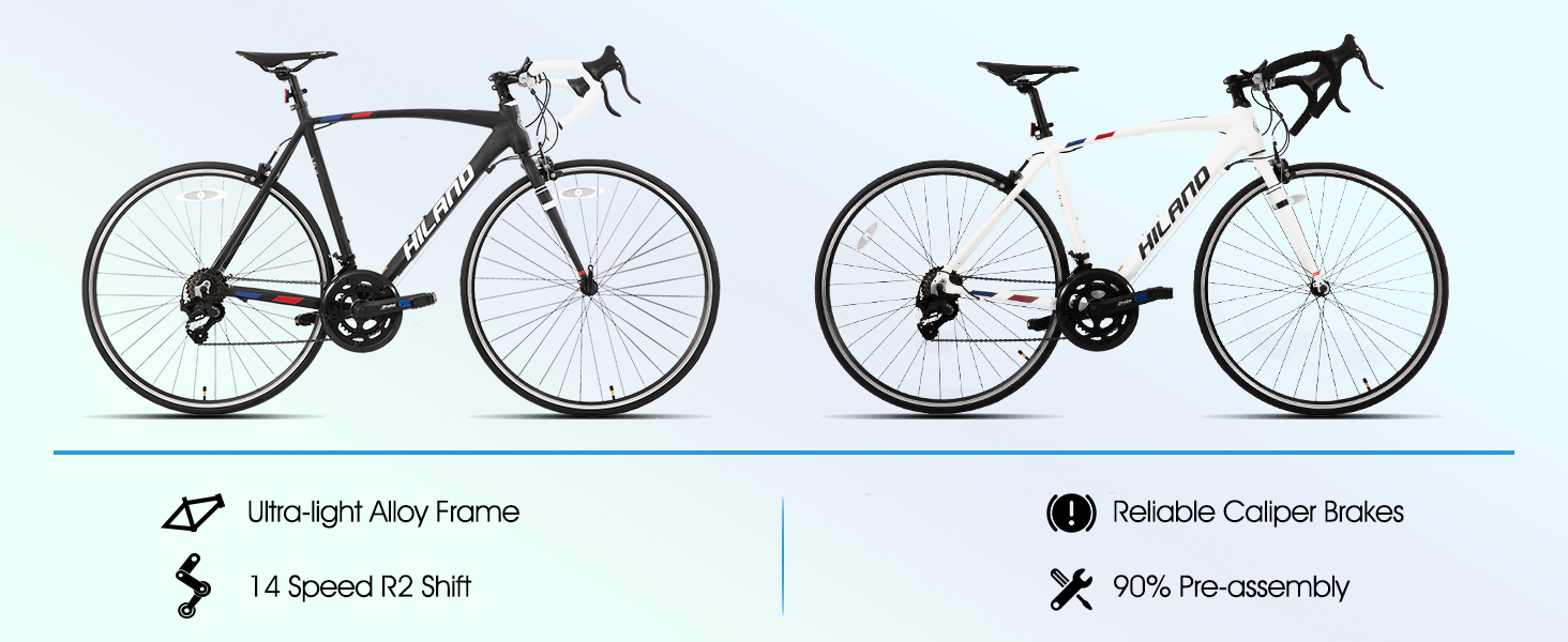 road bike road bicycle adult women men 700c 14 speeds