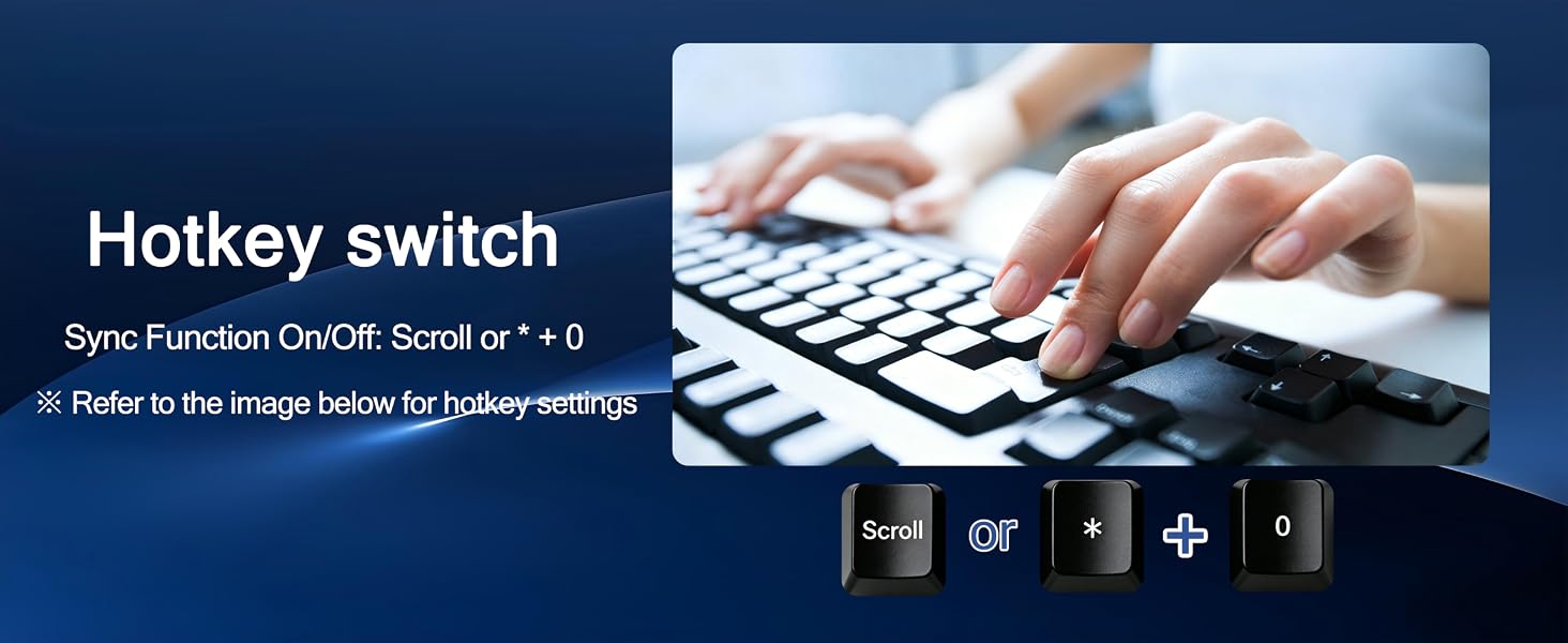 4K@30Hz HDMI USB KVM Multiviewer Switch 4 in 1 Out, Supports 4-Channel Split Screen and synchronous