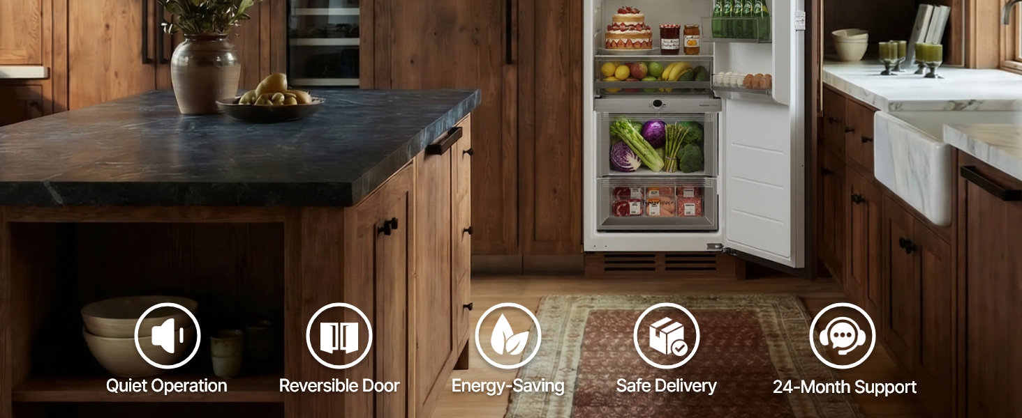 22" Panel Ready Refrigerator