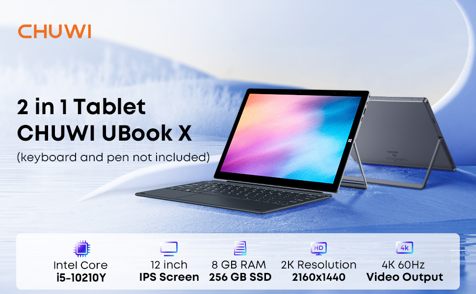 2023 New Upgrade CHUWI UBook X 12