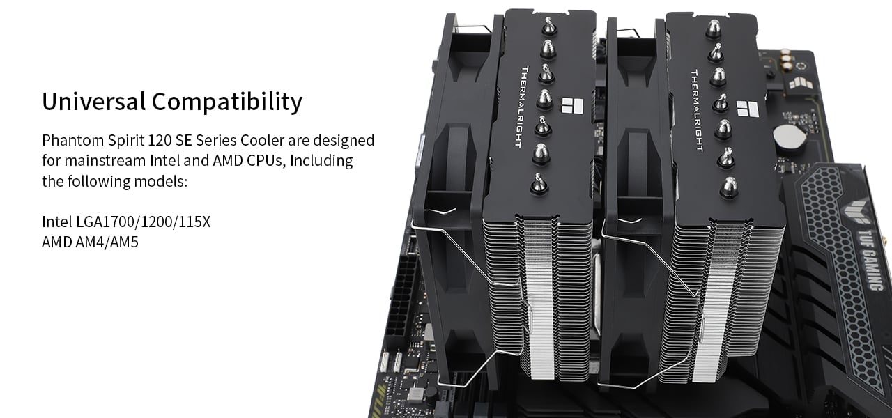 One of the best-value air coolers, the Thermalright Phantom Spirit