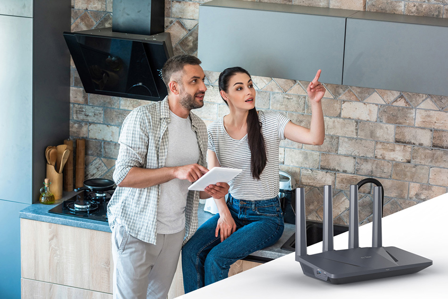 GL.iNet GL-AX1800 Flint Wi-Fi 6 Home Secure Router