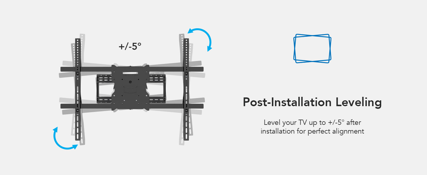 Mount-It! MI-394 Heavy Duty TV Wall Mount With Long Extension Arms