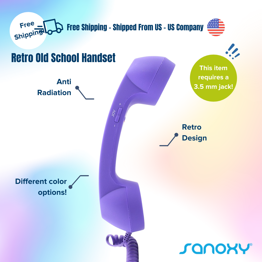 Retro Handset purple